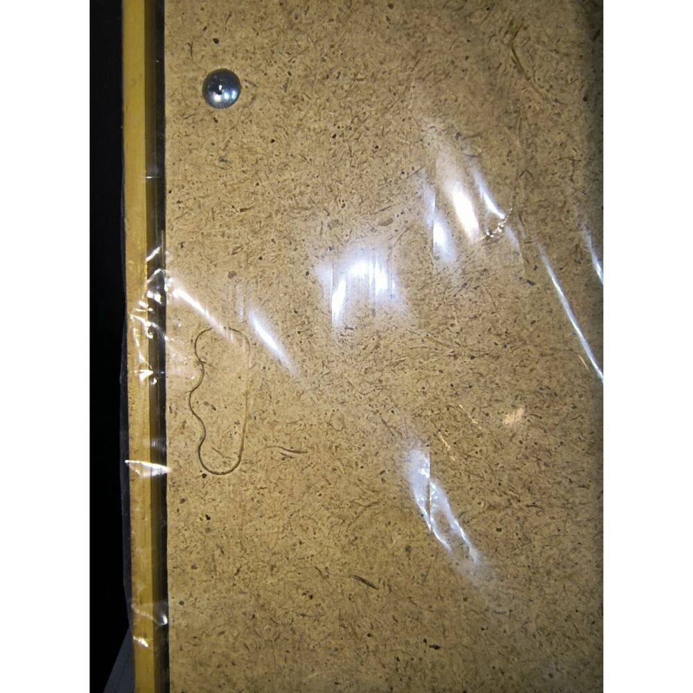 1778. Vintage Home Interiors Gold Tone Rectangular Mirror - Picture 5 of 6